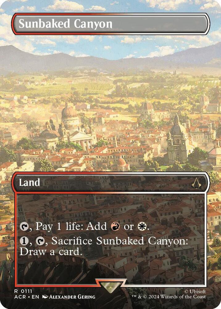 Sunbaked Canyon (Borderless) [Universes Beyond: Assassin's Creed] 111