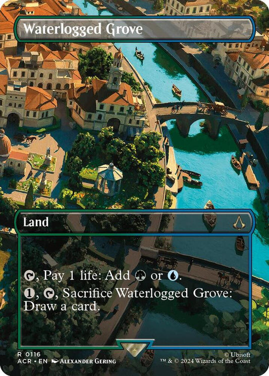 Waterlogged Grove (Borderless) [Universes Beyond: Assassin's Creed] 116