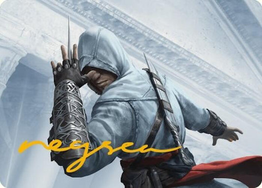 Altair Ibn-La'Ahad Art Card (Gold-Stamped Signature) [Art Series: Universes Beyond: Assassin's Creed] 15