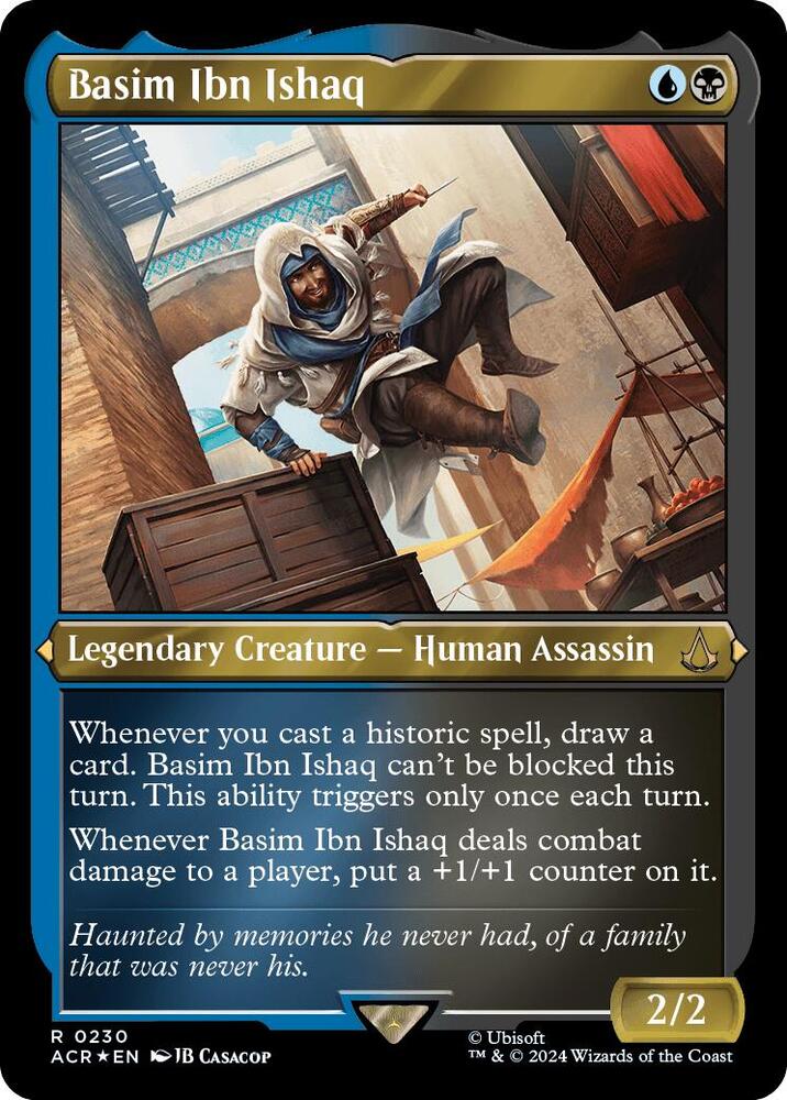 Basim Ibn Ishaq (Foil Etched) [Universes Beyond: Assassin's Creed] 230