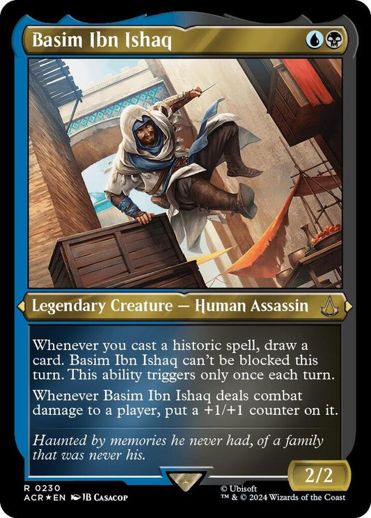 Basim Ibn Ishaq (Foil Etched) [Universes Beyond: Assassin's Creed] 230