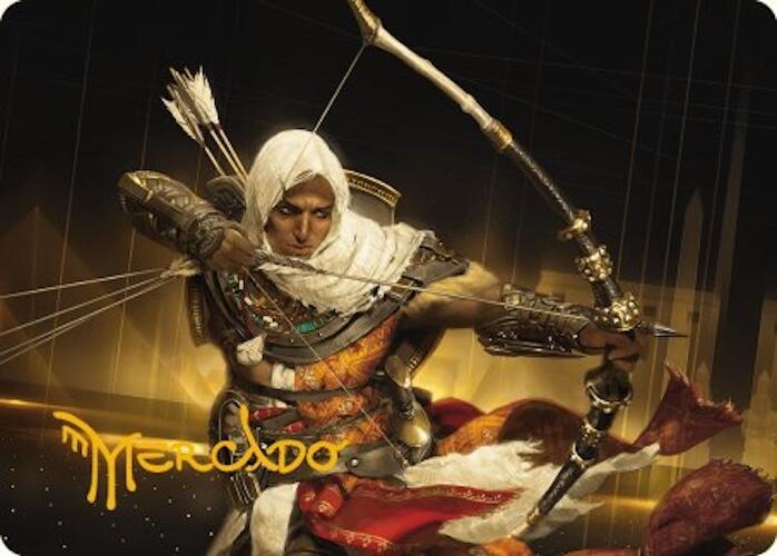 Bayek of Siwa Art Card (Gold-Stamped Signature) [Art Series: Universes Beyond: Assassin's Creed] 16