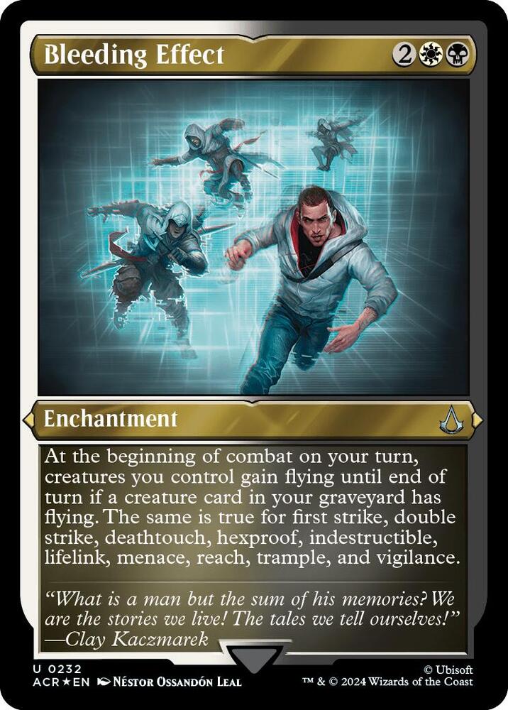 Bleeding Effect (Foil Etched) [Universes Beyond: Assassin's Creed] 232