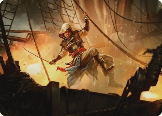 Edward Kenway Art Card [Art Series: Universes Beyond: Assassin's Creed] 5