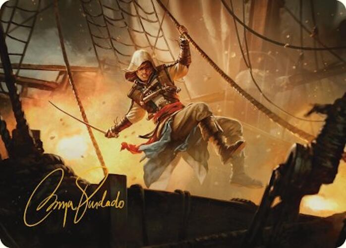 Edward Kenway Art Card (Gold-Stamped Signature) [Art Series: Universes Beyond: Assassin's Creed] 5