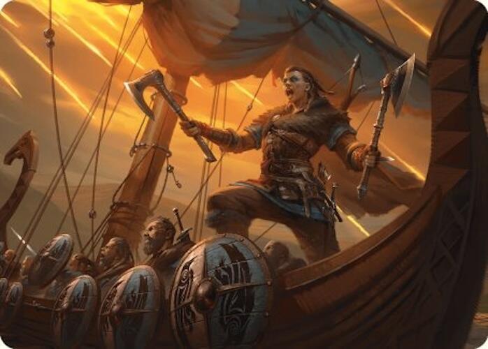 Eivor, Battle-Ready Art Card [Art Series: Universes Beyond: Assassin's Creed] 18