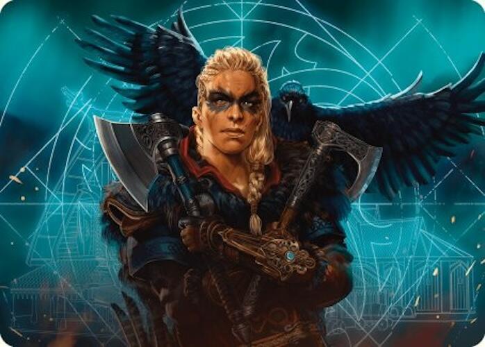 Eivor, Wolf-Kissed Art Card [Art Series: Universes Beyond: Assassin's Creed] 17