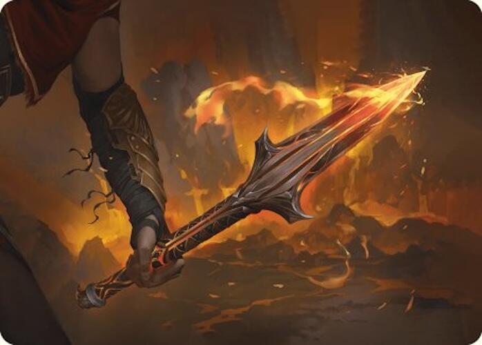 The Spear of Leonidas Art Card [Art Series: Universes Beyond: Assassin's Creed] 4