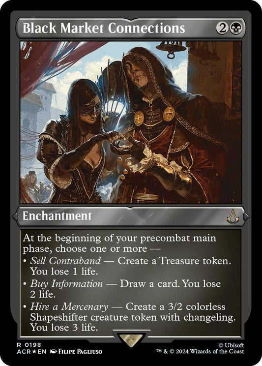 Black Market Connections (Foil Etched) [Universes Beyond: Assassin's Creed] 198