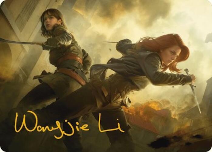 Mary Read and Anne Bonny Art Card (Gold-Stamped Signature) [Art Series: Universes Beyond: Assassin's Creed] 7