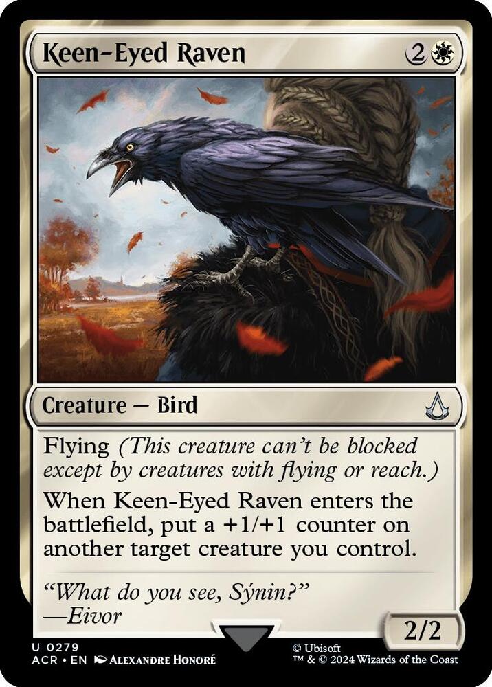 Keen-Eyed Raven [Universes Beyond: Assassin's Creed] 279
