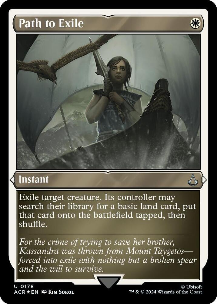 Path to Exile (Foil Etched) [Universes Beyond: Assassin's Creed] 178