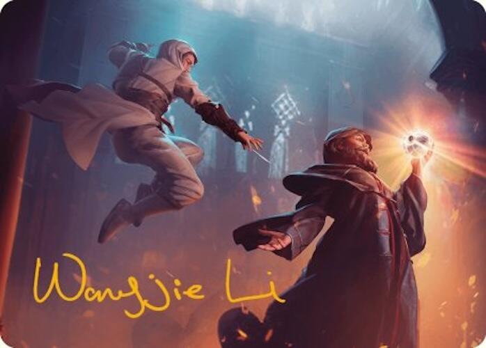 Mortify Art Card (Gold-Stamped Signature) [Art Series: Universes Beyond: Assassin's Creed] 12