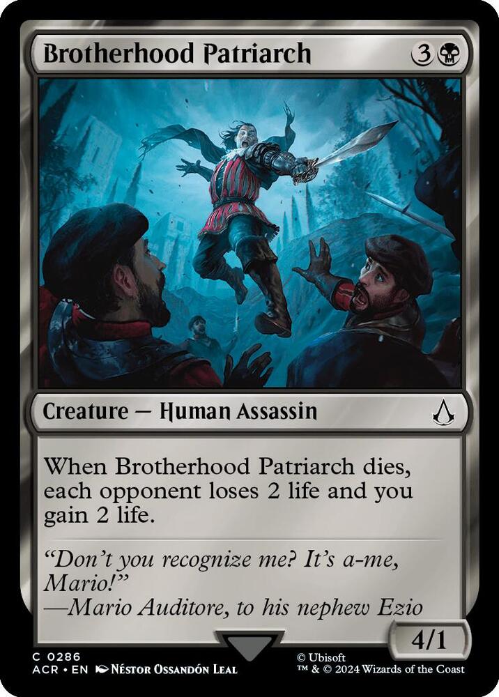 Brotherhood Patriarch [Universes Beyond: Assassin's Creed] 286