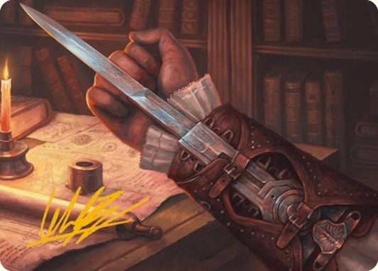 Hidden Blade Art Card (Gold-Stamped Signature) [Art Series: Universes Beyond: Assassin's Creed] 9