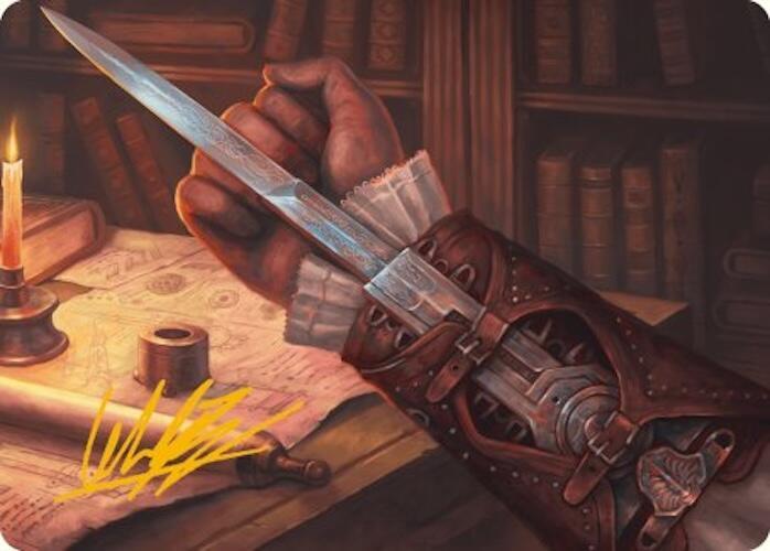 Hidden Blade Art Card (Gold-Stamped Signature) [Art Series: Universes Beyond: Assassin's Creed] 9