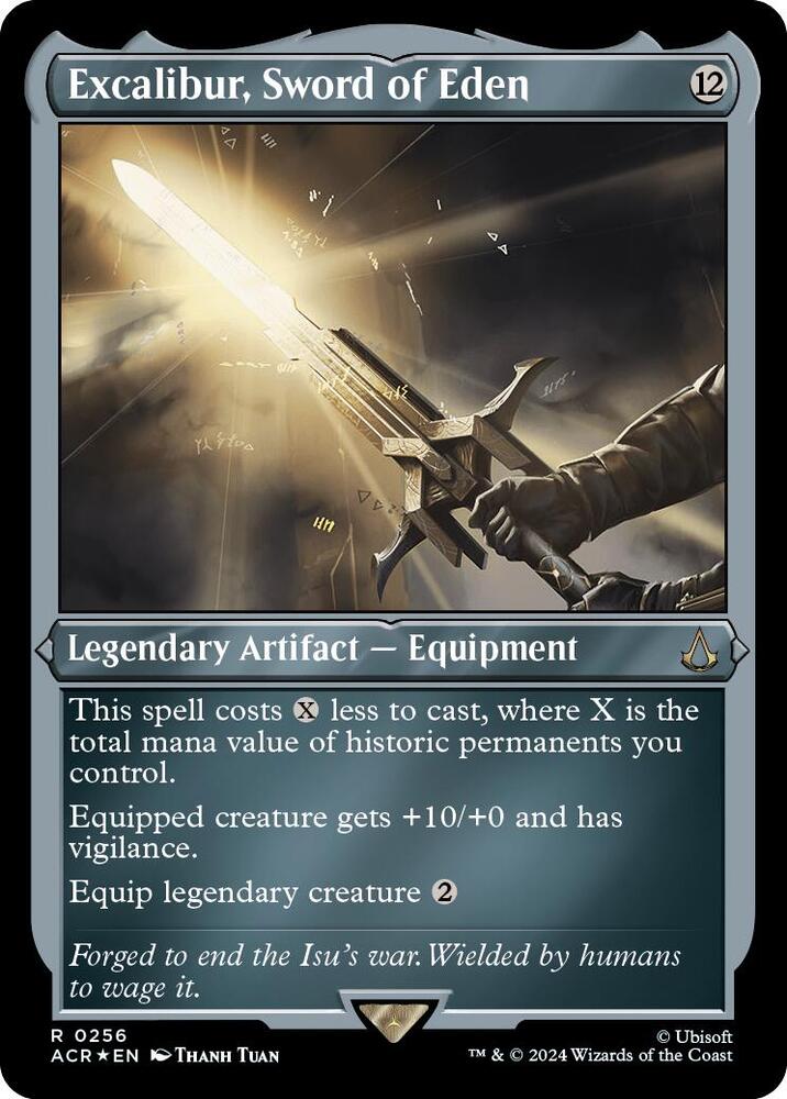 Excalibur, Sword of Eden (Foil Etched) [Universes Beyond: Assassin's Creed] 256