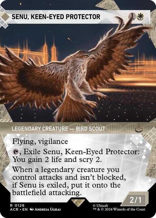 Senu, Keen-Eyed Protector (Showcase) [Universes Beyond: Assassin's Creed] 128