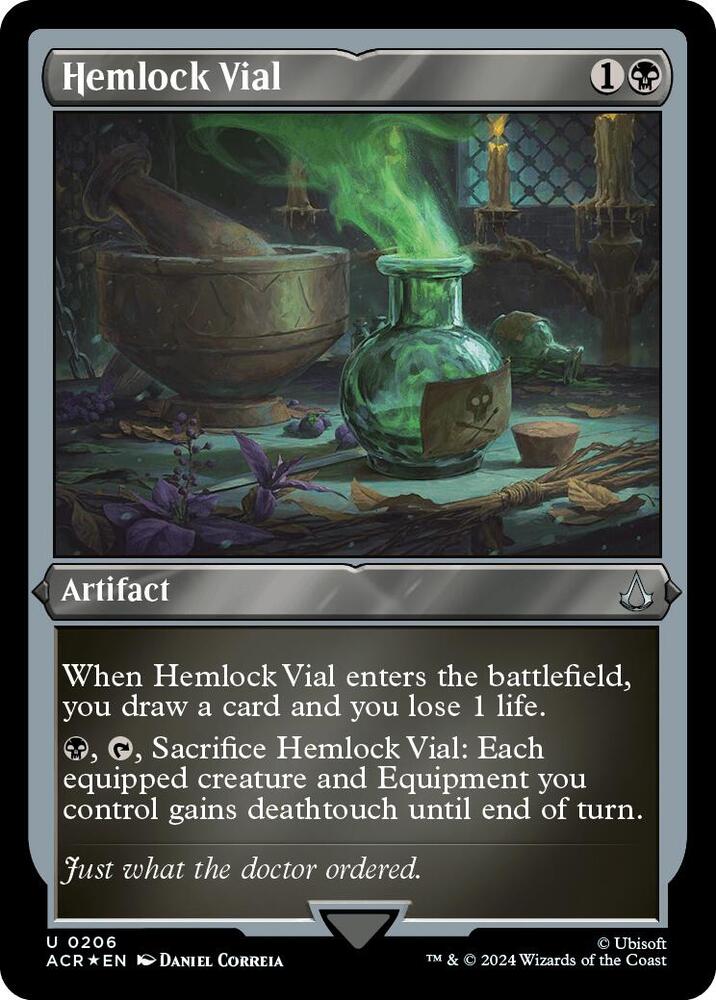 Hemlock Vial (Foil Etched) [Universes Beyond: Assassin's Creed] 206