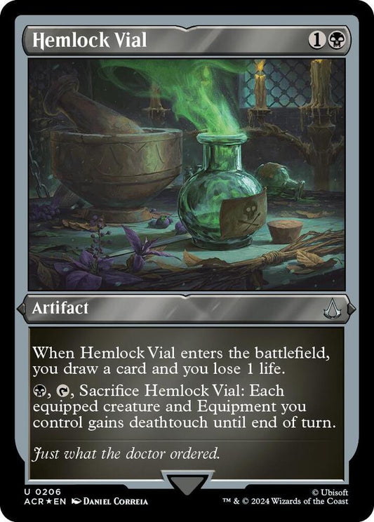 Hemlock Vial (Foil Etched) [Universes Beyond: Assassin's Creed] 206