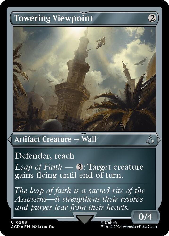 Towering Viewpoint (Foil Etched) [Universes Beyond: Assassin's Creed] 263