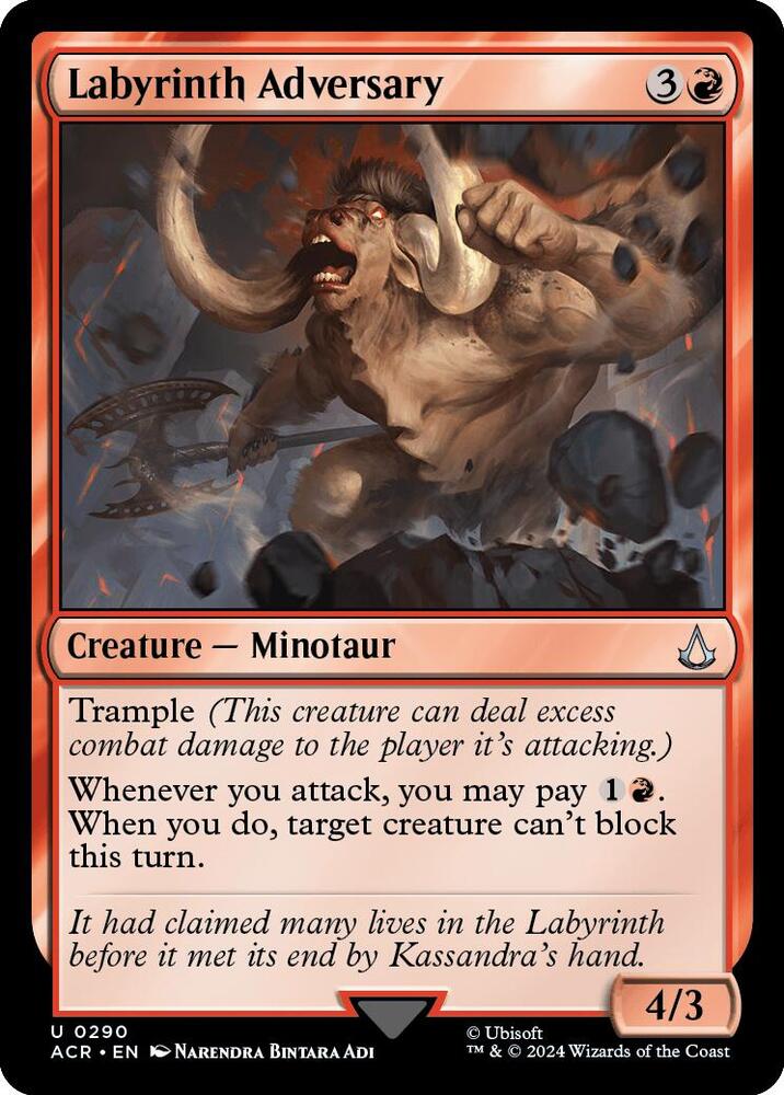 Labyrinth Adversary [Universes Beyond: Assassin's Creed] 290