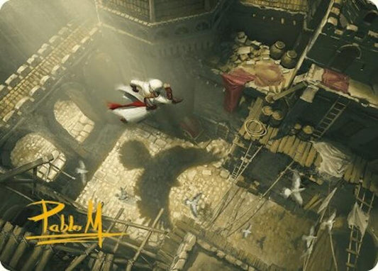 Rooftop Bypass Art Card (Gold-Stamped Signature) [Art Series: Universes Beyond: Assassin's Creed] 20