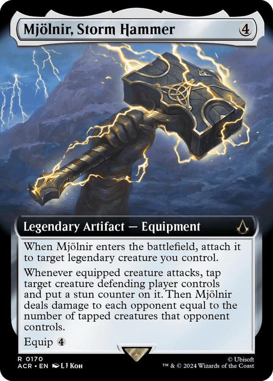 Mjolnir, Storm Hammer (Extended Art) [Universes Beyond: Assassin's Creed] 170
