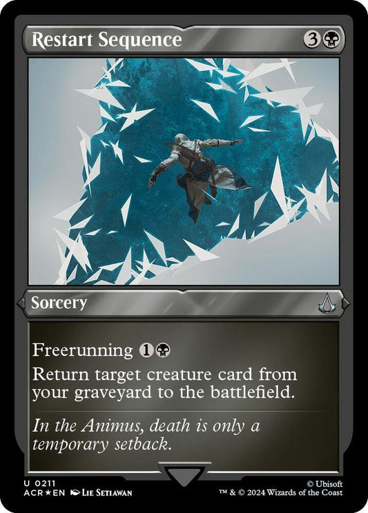 Restart Sequence (Foil Etched) [Universes Beyond: Assassin's Creed] 211