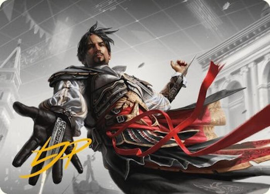 Ezio Auditore da Firenze Art Card (Gold-Stamped Signature) [Art Series: Universes Beyond: Assassin's Creed] 13