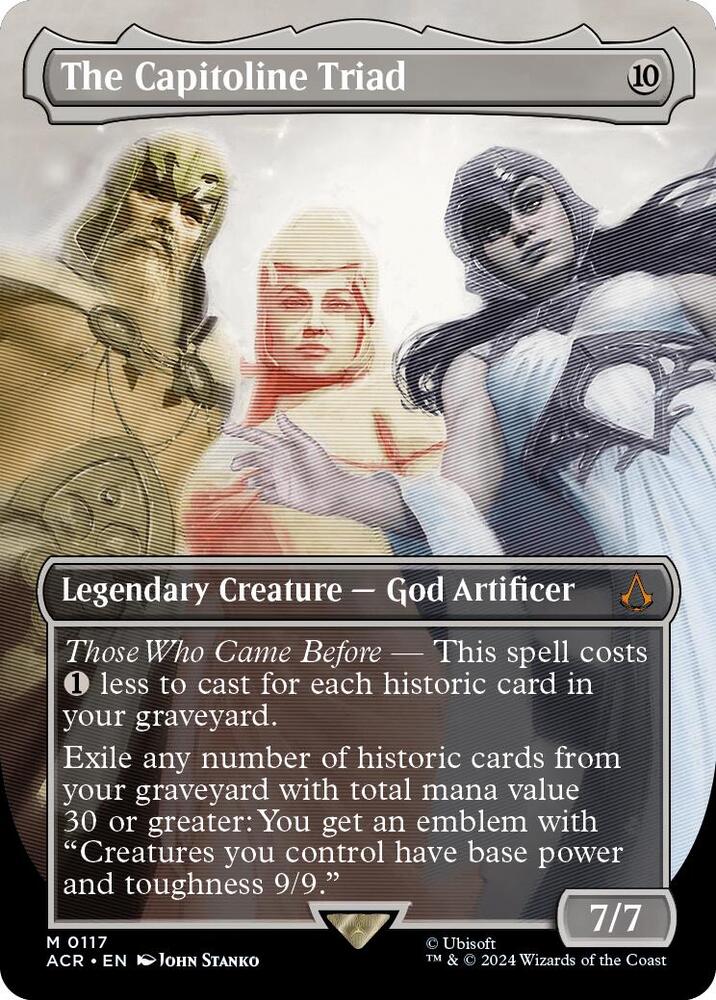 The Capitoline Triad (Borderless) [Universes Beyond: Assassin's Creed] 117