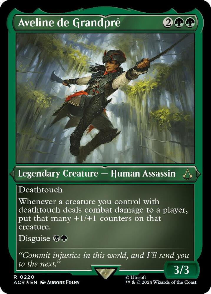 Aveline de Grandpre (Foil Etched) [Universes Beyond: Assassin's Creed] 220