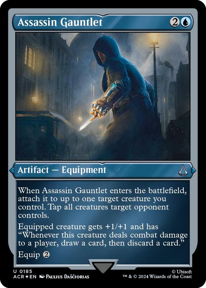 Assassin Gauntlet (Foil Etched) [Universes Beyond: Assassin's Creed] 185