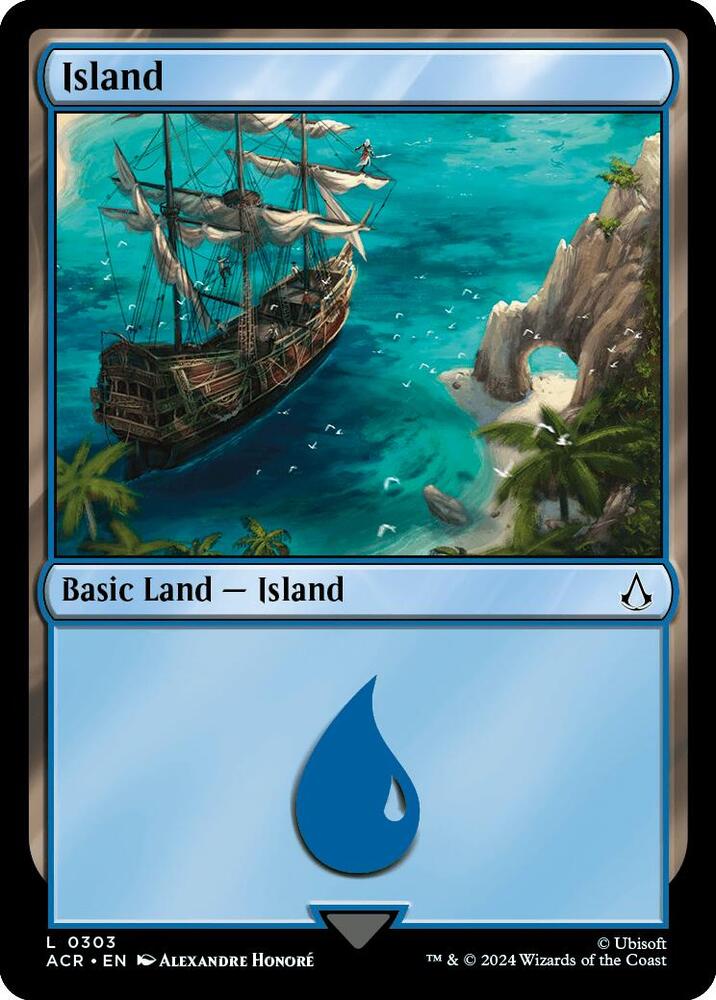 Island (0303) [Universes Beyond: Assassin's Creed] 303