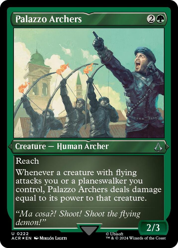 Palazzo Archers (Foil Etched) [Universes Beyond: Assassin's Creed] 222