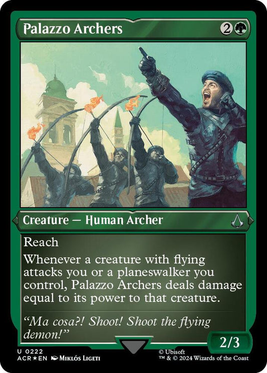 Palazzo Archers (Foil Etched) [Universes Beyond: Assassin's Creed] 222