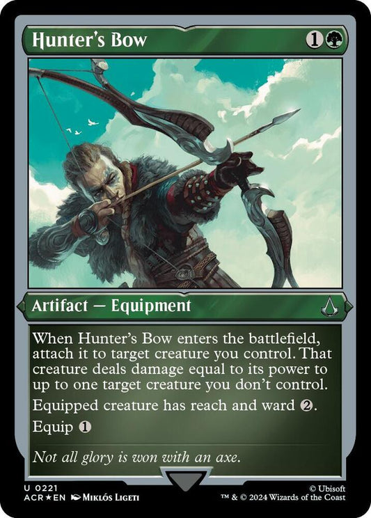 Hunter's Bow (Foil Etched) [Universes Beyond: Assassin's Creed] 221