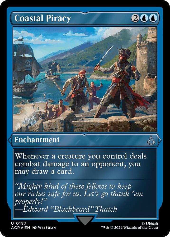 Coastal Piracy (Foil Etched) [Universes Beyond: Assassin's Creed] 187