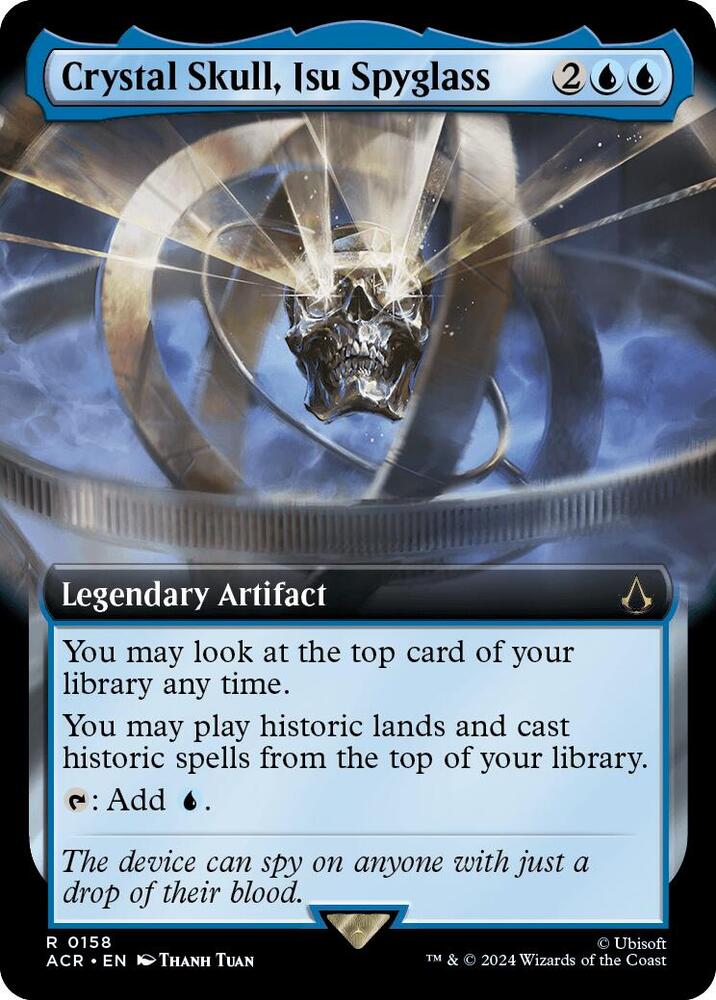 Crystal Skull, Isu Spyglass (Extended Art) [Universes Beyond: Assassin's Creed] 158