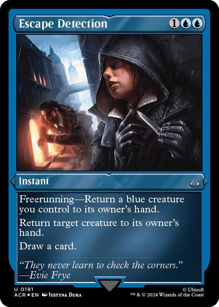 Escape Detection (Foil Etched) [Universes Beyond: Assassin's Creed] 191