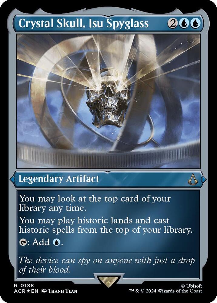 Crystal Skull, Isu Spyglass (Foil Etched) [Universes Beyond: Assassin's Creed] 188