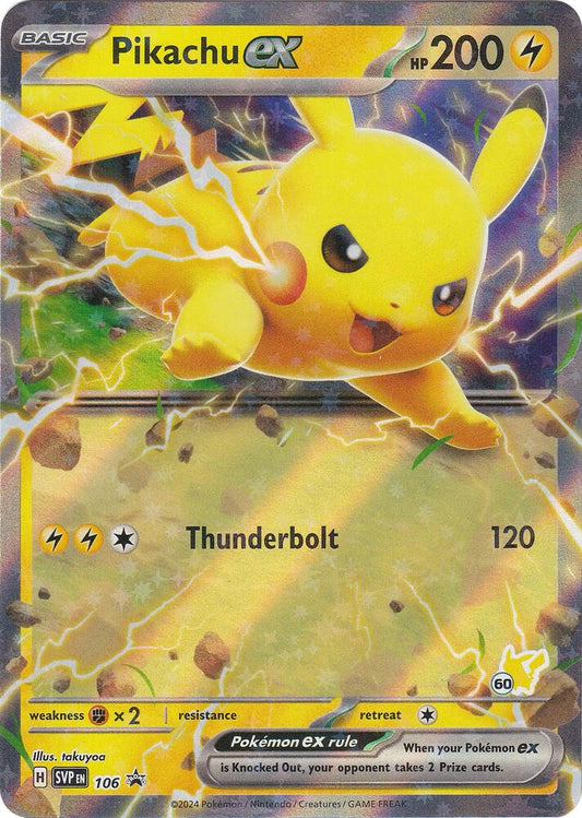 Pikachu ex (Pikachu 60) [Battle Academy 2024] 106