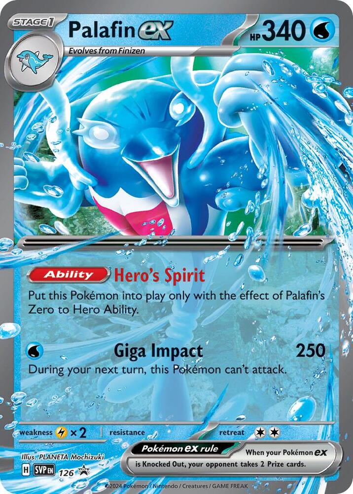 Palafin ex - 126 [SV: Scarlet & Violet Promo Cards] 126