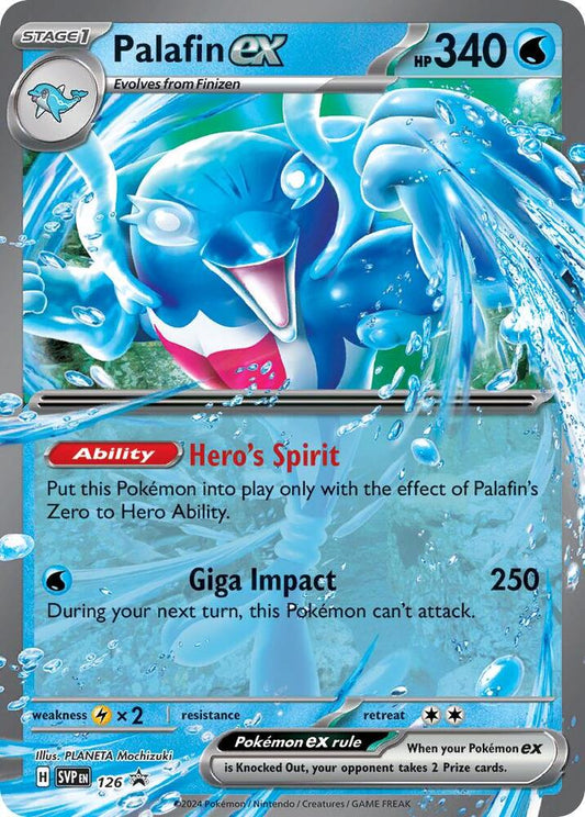 Palafin ex - 126 [SV: Scarlet & Violet Promo Cards] 126