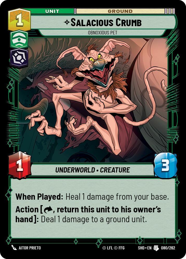 Salacious Crumb - Obnoxious Pet [Shadows of the Galaxy] 080/262