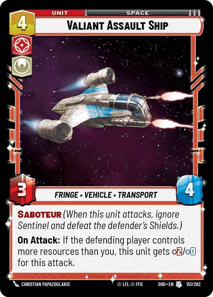 Valiant Assault Ship [Shadows of the Galaxy] 151/262