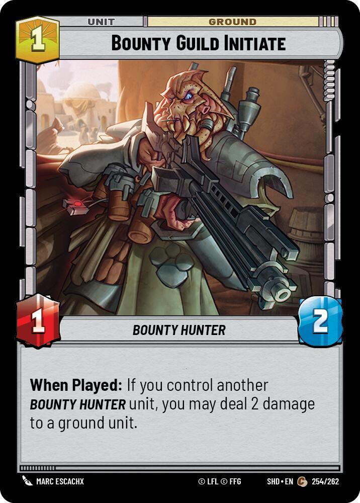 Bounty Guild Initiate [Shadows of the Galaxy] 254/262