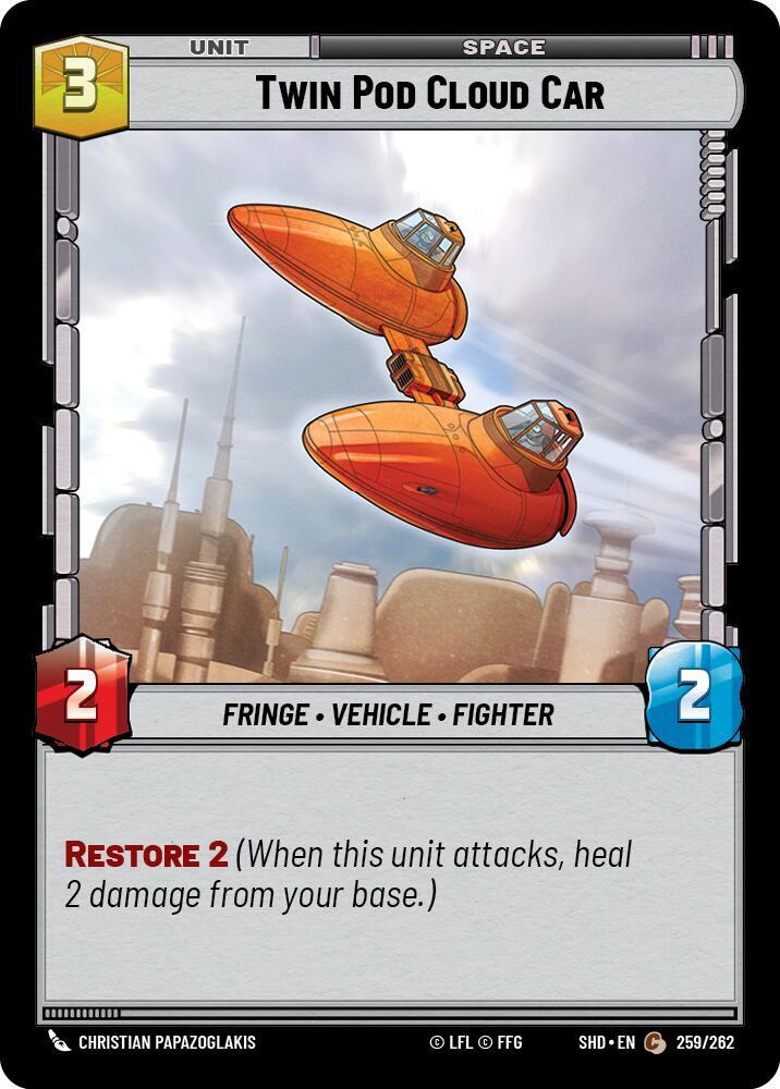 Twin Pod Cloud Car [Shadows of the Galaxy] 259/262