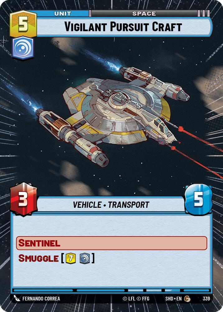 Vigilant Pursuit Craft (Hyperspace) [Shadows of the Galaxy] 339