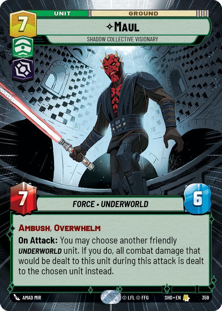 Maul - Shadow Collective Visionary (Hyperspace) [Shadows of the Galaxy] 359
